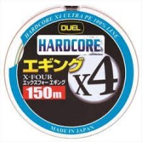 DUEL Hardcore X4 Eging [10m x Green&White&Orange] 150m #1 (18lb)