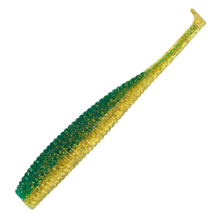 VALLEYHILL Bey Drive Dirt Shad 4'' #2 Green Gold