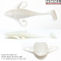 HMKL Alive Fat Coby 2.5" #Pearl White Silver Flake