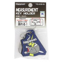 HAPYSON YQ-830-B Key Ring With Measurement Marker Blue