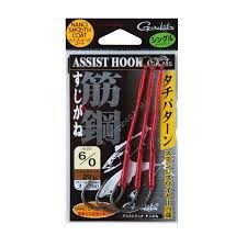 Gamakatsu Assist HOOK SUJI-KOU TACHI Pattern GA035 No.5 / 0