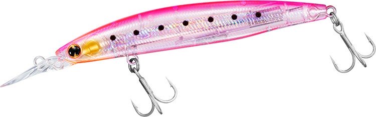 DAIWA Shore Line Shiner Z Set Upper LH 125S-DR #Clear Adel Keimura Pink Iwashi