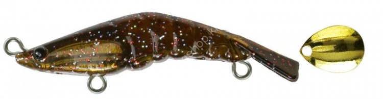 ZIP BAITS ZBL Zoea 49S Blade #278 Brown Smoky / Lame (Gold Blade)