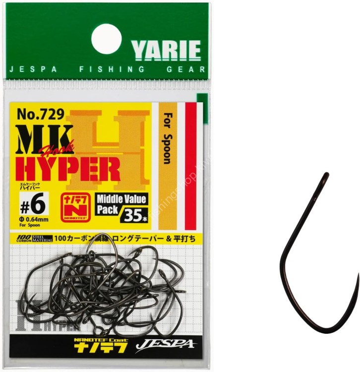 YARIE 729 MK MK Hook Hyper Nanotef No. 6 ¥1000 pack