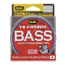 DUEL TB Carbon Bass [Clear] 100m #1.25 (5lb)