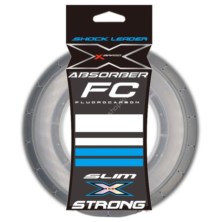 YGK XBraid FC Absorber Slim & Strong [Natural] 30m #22 (84lb)