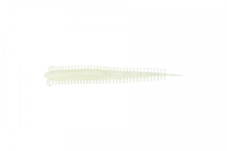 BERKLEY SW Hollow Sandworm 3.8inch #CGC Clear Glow Crystal