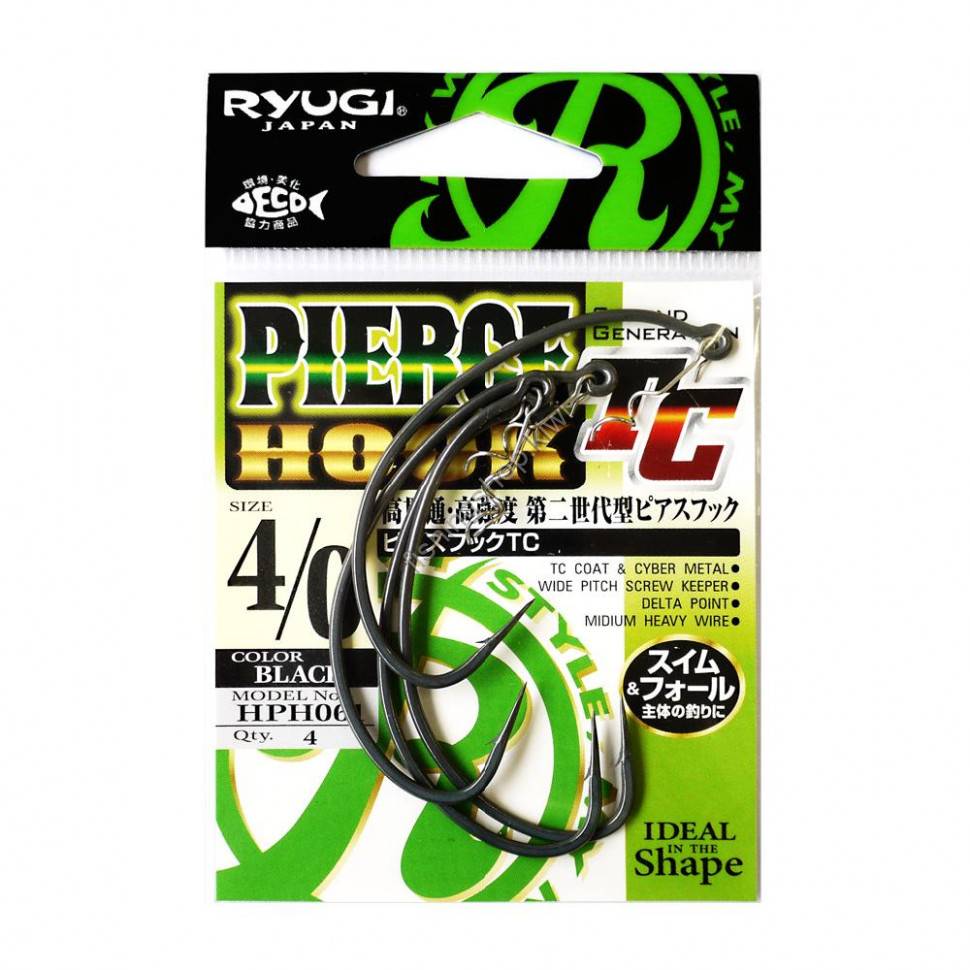 Ryugi HPH061 PIERCE Hook TC 4 / 0 Hooks, Sinkers, Other buy at