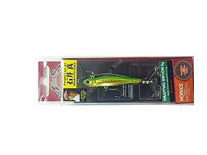 NORIES WRAPPING MINNOW 139 6G GREEN BACK YELLOW GOLD
