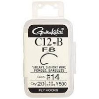 GAMAKATSU C12-B [Matte Black] #14 (20pcs)