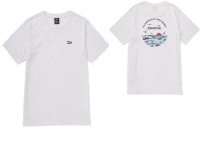 DAIWA DE-6823 Graphic T-shirt Sunrise (White) M