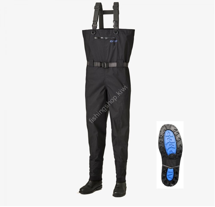 RBB 7596 3D Supreme Surf Wader II Black LL