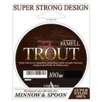 YAMATOYO Famell Trout Nylon Line [Titanium brown] 100m #2 (10lb)
