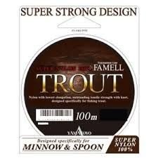 YAMATOYO Famell Trout Nylon Line [Titanium brown] 100m #2 (10lb)