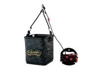 GAMAKATSU Water Bucket with Rope S GM2517 #Black