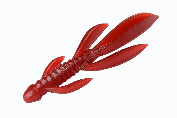 JACKALL Super DARTS 6.5 Clear Biwa Lake Red