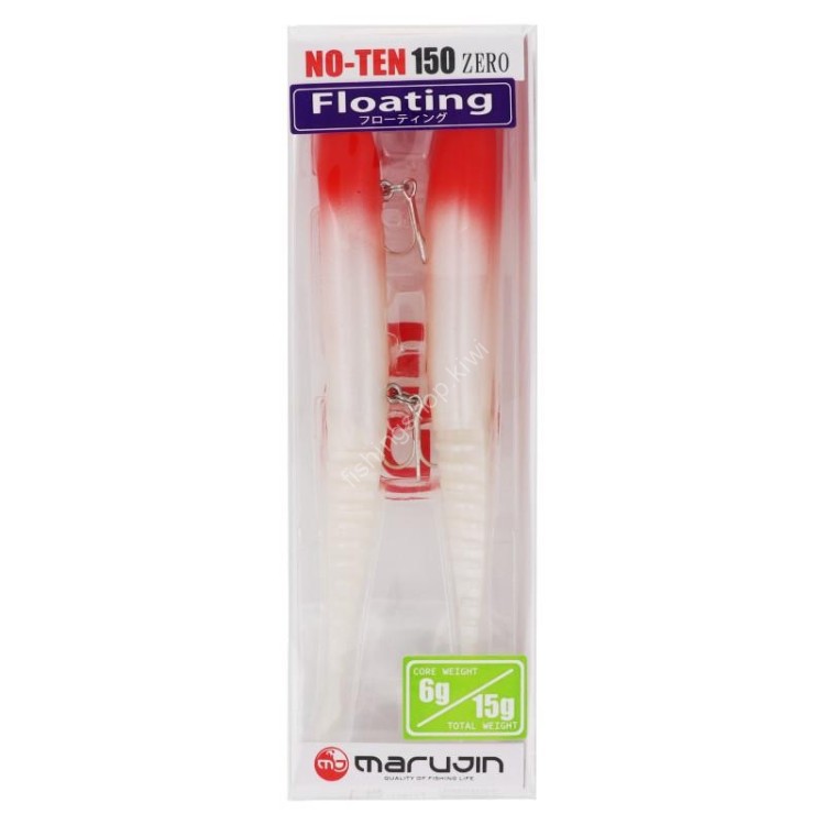 MARUJIN No-Ten 150F 15g Zero #91RHC Red Head Clear