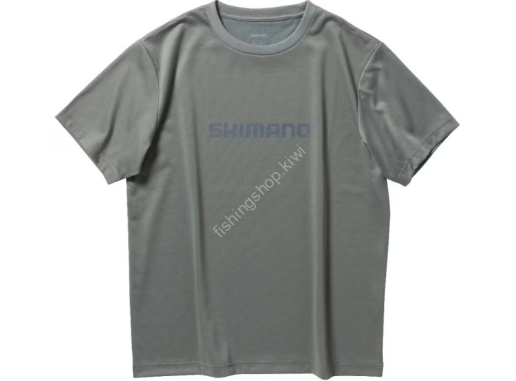 SHIMANO SH-021W Dry Logo T-shirt Short Sleeve (Sage Green) L