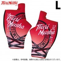 TSURI MUSHA Palm Hall Sam Gloves L Red