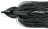 DEPS Flat Back Jig 1oz Fine Rubber Skirt #01 Black
