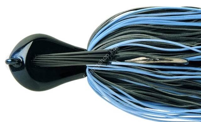 DEPS Sliding Jig 3/8oz Fine Rubber Skirt #05 Black/Blue