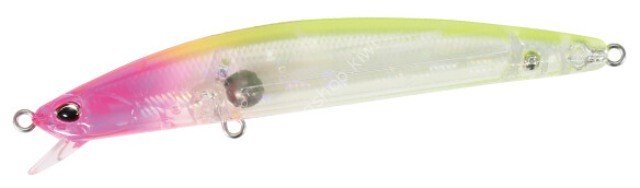 DUO Tide Minnow Sprat 100SF #CLA0602 Clear Pink Head Chart