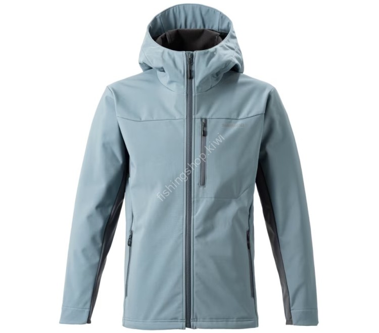 SHIMANO WJ-031W Optimal Jacket Hoodie (Blue Gray) 2XL