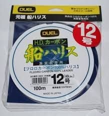 DUEL H.D.Carbon Fune Leader [Clear] 100m #12 (40lb)