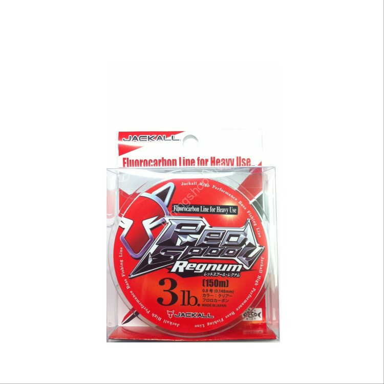 JACKALL Red Spool Regnum FC [Clear] 150m #0.8 (3lb)