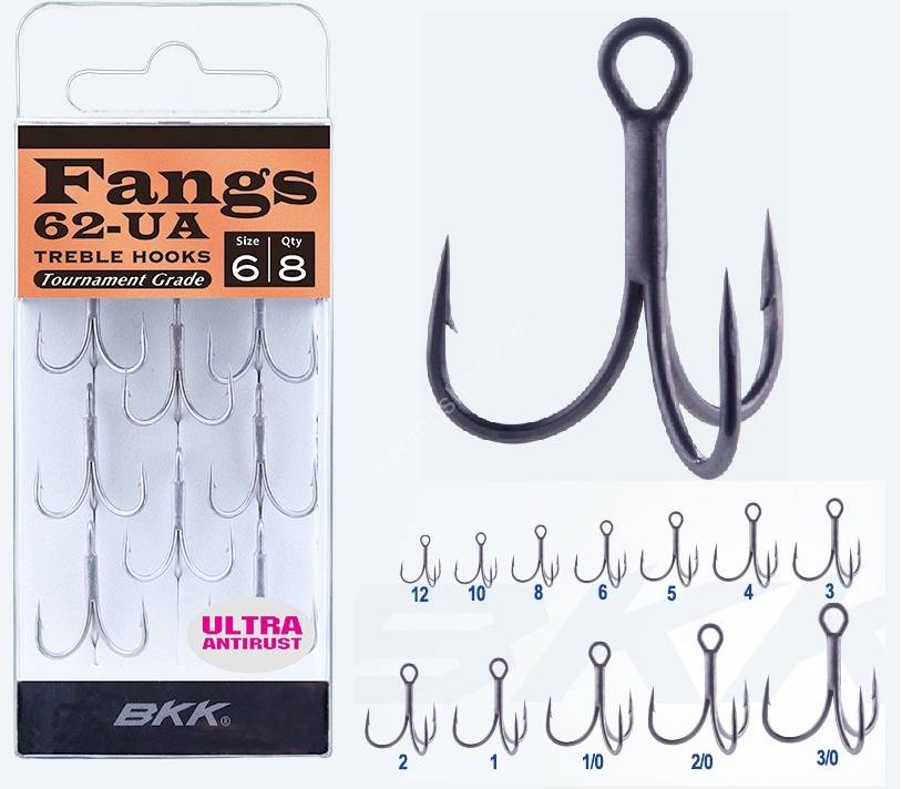 BKK Fangs-62 UA #3/0 Hooks, Sinkers, Other buy at
