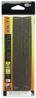 GAMAKATSU Silicon Skirt FLAT 0.9*0.5 Smoke / BLG Lame