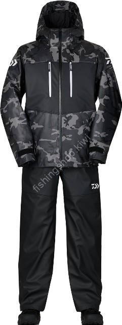 DAIWA DW-6023 PU Ocean Overalls Winter Suit (Black Camo) L