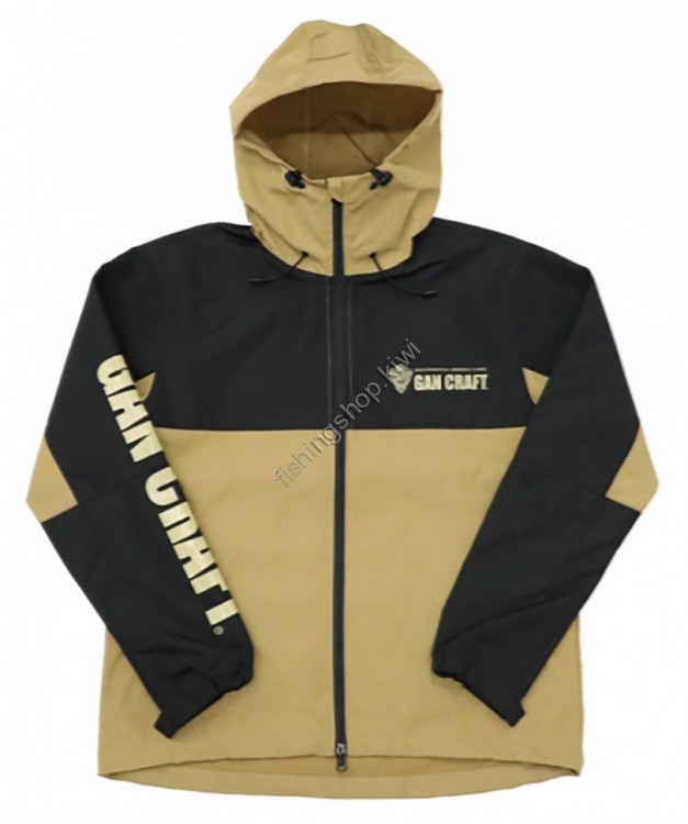 GAN CRAFT ORIGINALTWO-TONE SHELL JACKET #02 SAND BEIGE XL