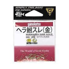 GAMAKATSU Herabuna Sure Rose [Gold] #6 (20pcs)