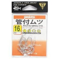 GAMAKATSU Mutsu Ring Eye [Silver] #16 (10pcs)