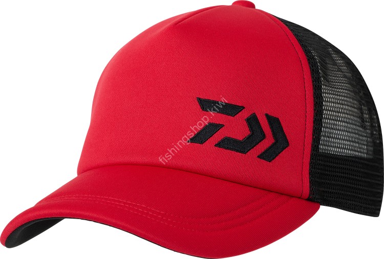 DAIWA DC-6424 Cushion Half Mesh Cap (Red) Free Size