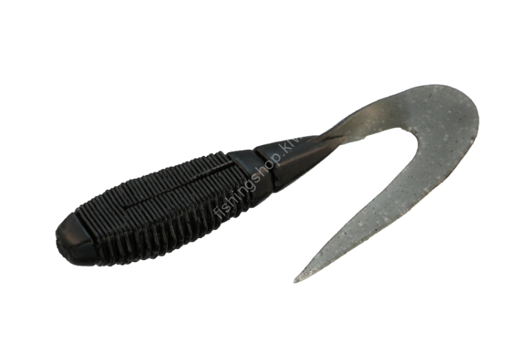 JACKALL Rhythm Grub 3 Solid Black