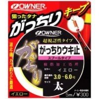 OWNER Firm float stopper Spool Type [Orange] 5m