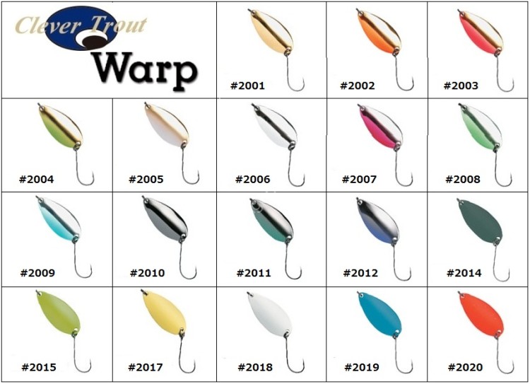 BAIT BREATH Clever Trout Warp (with barb) 4.3g #2009 Silver B/B