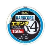 DUEL Hardcore X4 Eging [10m x Green&White&Orange] 150m #1.2 (20lb)