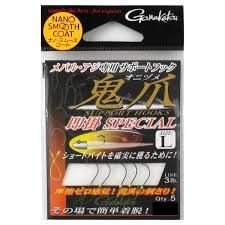 GAMAKATSU Demon Claw Instant Attachment Special L [Nano Smooth Coat] (5pcs)
