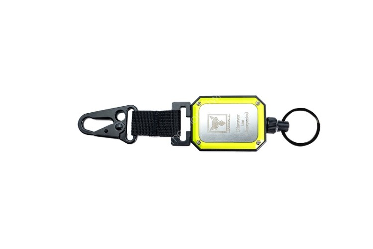 JACKALL Carabiner Wire Reel #Yellow