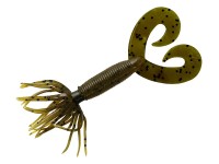 SMITH YB Flag Grab Double Tail 2.5'' 3.5g #297-297 Green Pumpkin Pepper (10pcs)