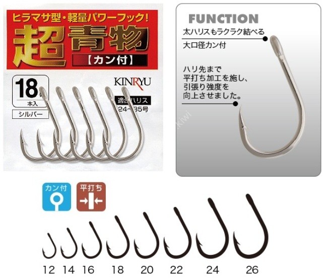 KINRYU Cho Aomono Kan-tsuki [Silver] #12 (7pcs)