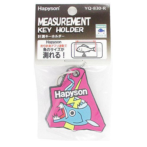 HAPYSON YQ-830-R Key Ring With Measurement Marker Red