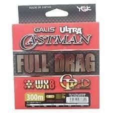 YGK Galis Ultra Castman Full Drag WX8 [Green] 300m #6 (90lb)