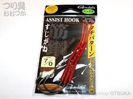 Gamakatsu Assist HOOK SUJI-KOU TACHI Pattern GA035 No.7 / 0