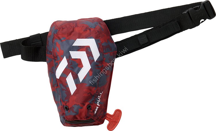 DAIWA DF-2321 DF-2321 (Washable Life Pouch (Pouch Type Automatic / Manual Expansion Type)) Red Camo