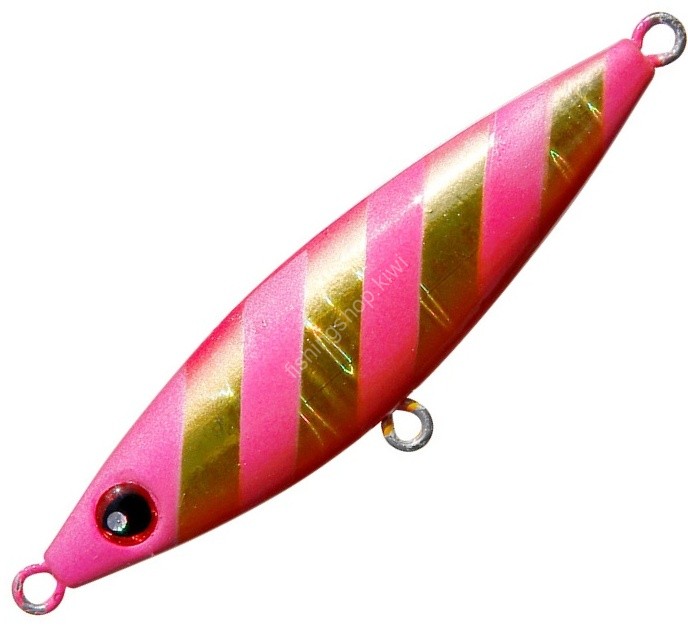 BUDDY WORKS Off Spin 32g #ZPK Zebra PinKin (Gold Blade)