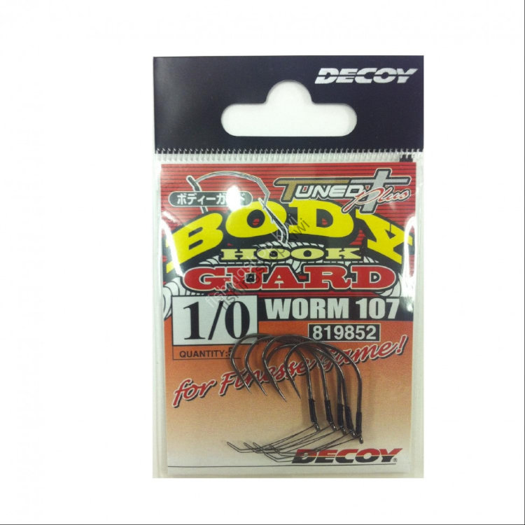DECOY Body Guard Worm107 [NS Black] #1/0 (5pcs)